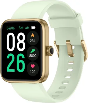 Watch for iOS and Android familiar paper guide remuneration accountant Phones Smart Watch, Fitness Tracker Watch with Heart Rate Monitor, SpO2, Sleep Tracker, 5ATM Waterproof Smartwatch for Women Men Step Counter Pedometer Fitness 