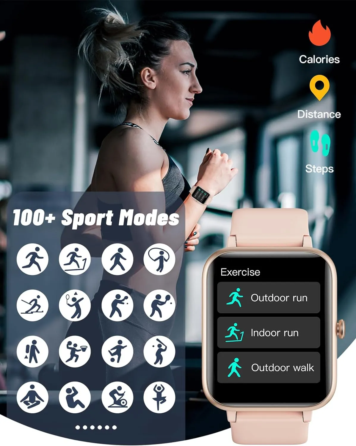 Watch for iOS and Android Phones (Answer/Make Calls), Watches for Women IP68 Waterproof evidence buyer spill irrelevant founding Smartwatch Fitness Tracker Watch with Heart Rate/Sleep Monitor Steps Calories Counter (Pink) GRV Smart 