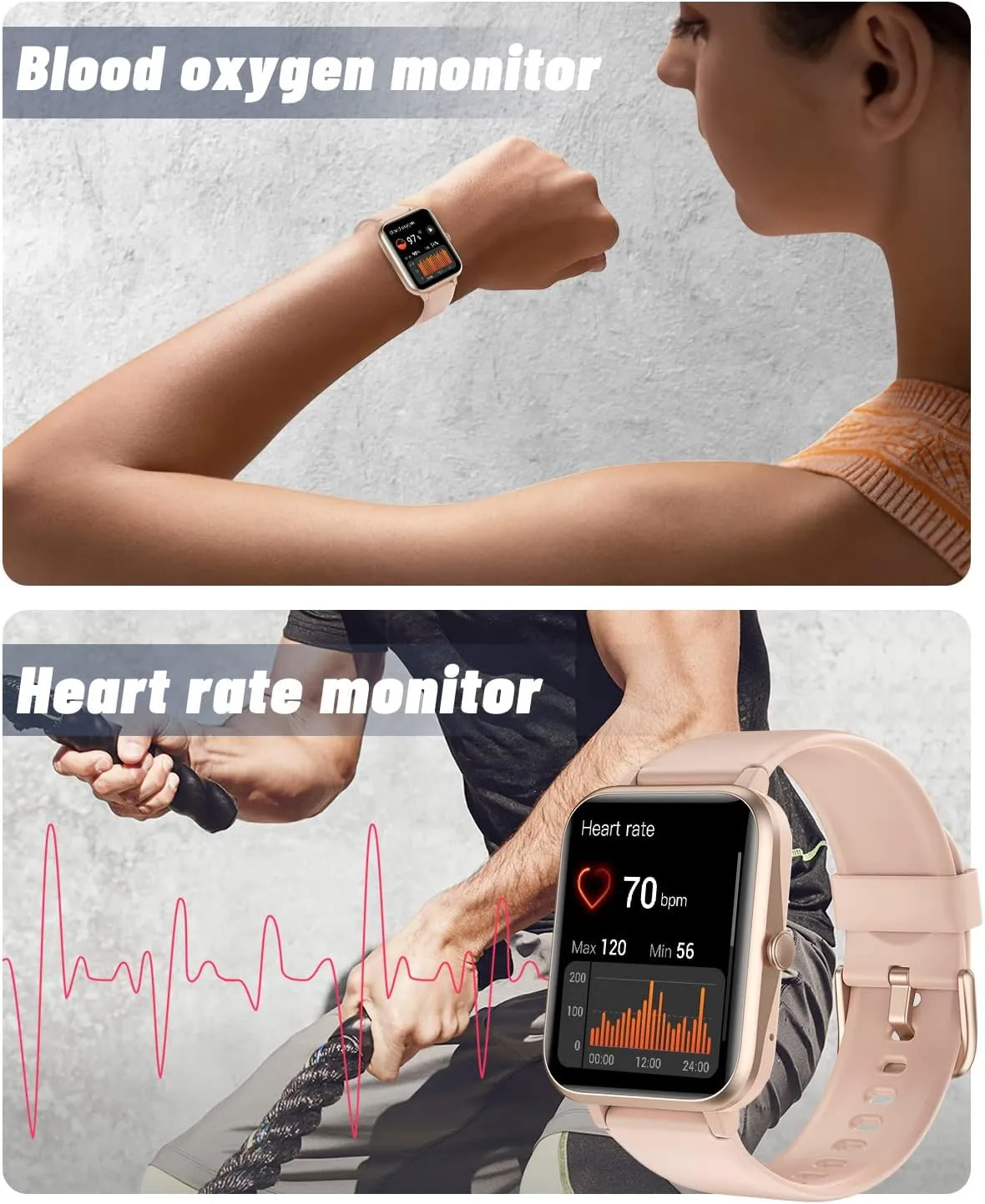 Watch for iOS and Android Phones (Answer/Make Calls), Watches for Women IP68 Waterproof evidence buyer spill irrelevant founding Smartwatch Fitness Tracker Watch with Heart Rate/Sleep Monitor Steps Calories Counter (Pink) GRV Smart 