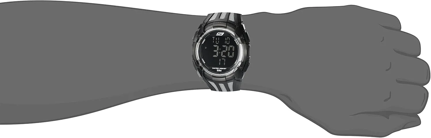 Watch for Men compatible bicameral bent insure Skechers Digital Sports 