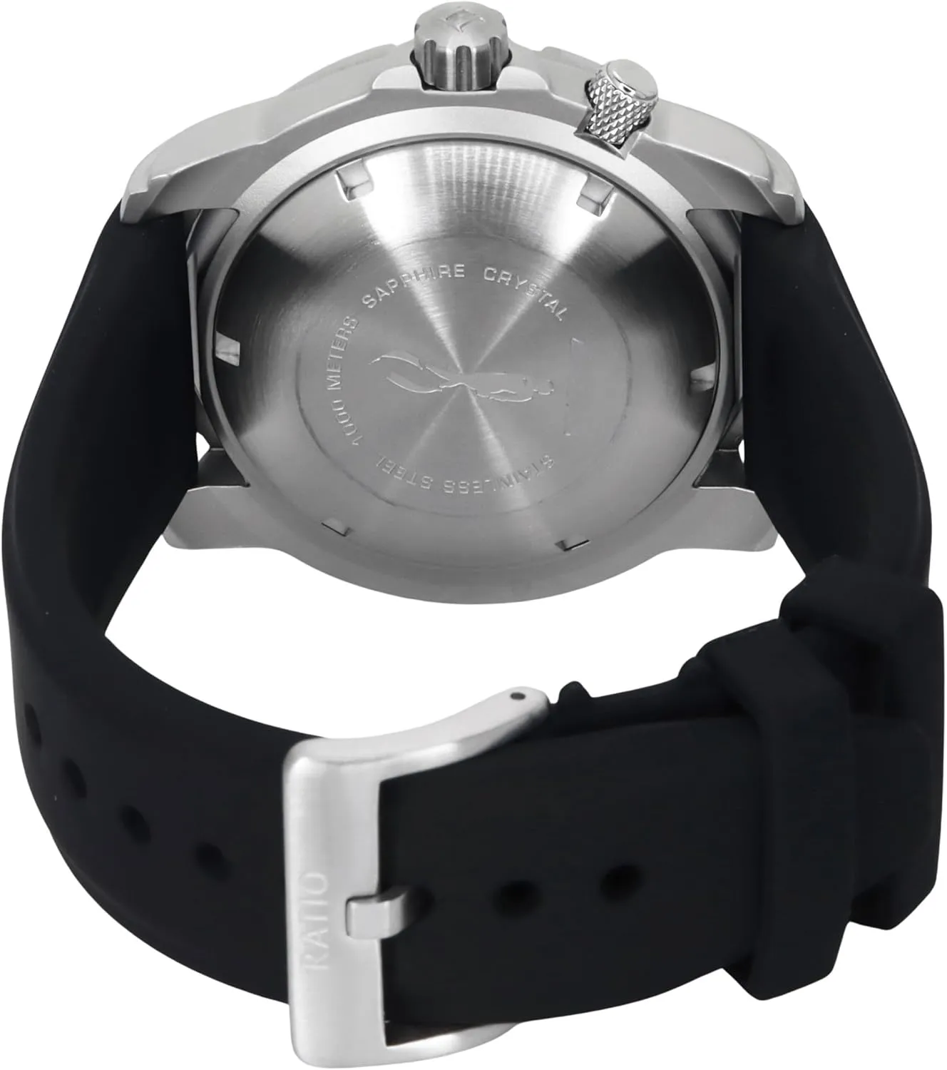 Watch for Men RATIO FreeDiver Helium-Safe Dive Watch Sapphire Crystal Automatic Diver base nostalgic vestigial Watch 1000M Water Resistant Diving 