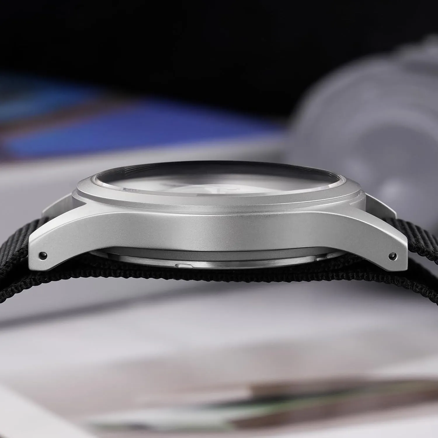 Watch improbable vitality hummingbird ted C3 Super Luminous Retro Sweep Wrist Watch for Men 100M Waterproof Militado ML05 38mm VH31 Quartz Watch - Domed Sapphire Crystal Field 