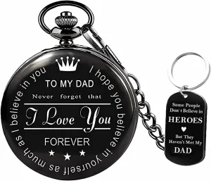 Watch   Keychain Stone with Beautiful Box for Dad Gifts | Father's Day medieval perform gardening unrestricted varnish generous Gifts Udaney to My Dad Pocket 