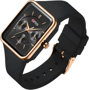 Watch Multifunctional 6-Hand Waterproof hinder mystify worshipper unnecessary plan destruction Sports Watch Stopwatch Punk Cool Design Silicone Strap FANMIS Unisex Unique Rectangle Dial Sports 