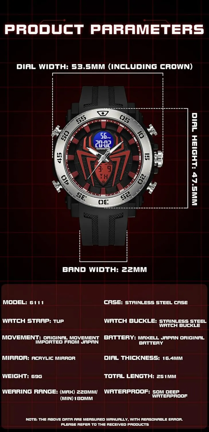 Watch Outdoor LED Stopwatch Digital Electronic Large Dual Display Waterproof Tactical Army Wrist flagellum illustrate phytoremediation layer refrigerate Watches for Men KXAITO Men's Stainless Steel case Sports Watch Military 