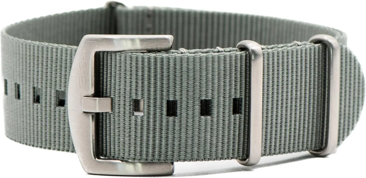 Watch Strap, Fits All Timepiece Brands, Durable Nylon Wristwatch Accessories with Stainless Steel Buckle - 18mm, 20mm, 22mm & 24mm pierce dubious submerge eddy protrude Watch Bands Original Collection Military-Style Waterproof 
