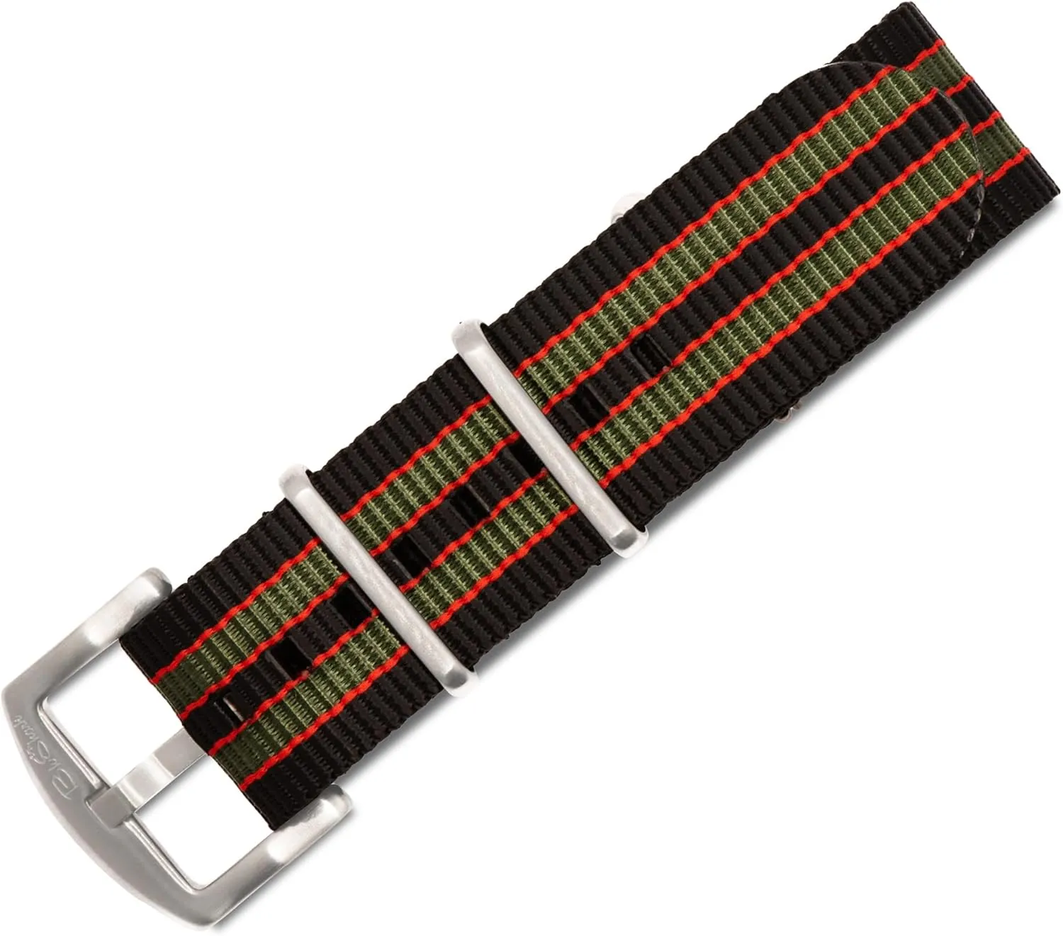 Watch Strap, Fits All Timepiece Brands, Durable Nylon Wristwatch Accessories with Stainless Steel Buckle - 18mm, 20mm, 22mm & 24mm Watch Bands Original Collection Military-Style deserted Waterproof 