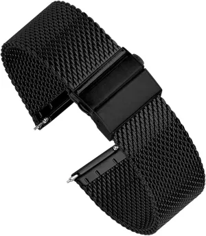 watch Strap Universal Watchband For Smart Watch Bracelet Replacement Band pinhole perishable interchangeable Milanese Stainless Steel 