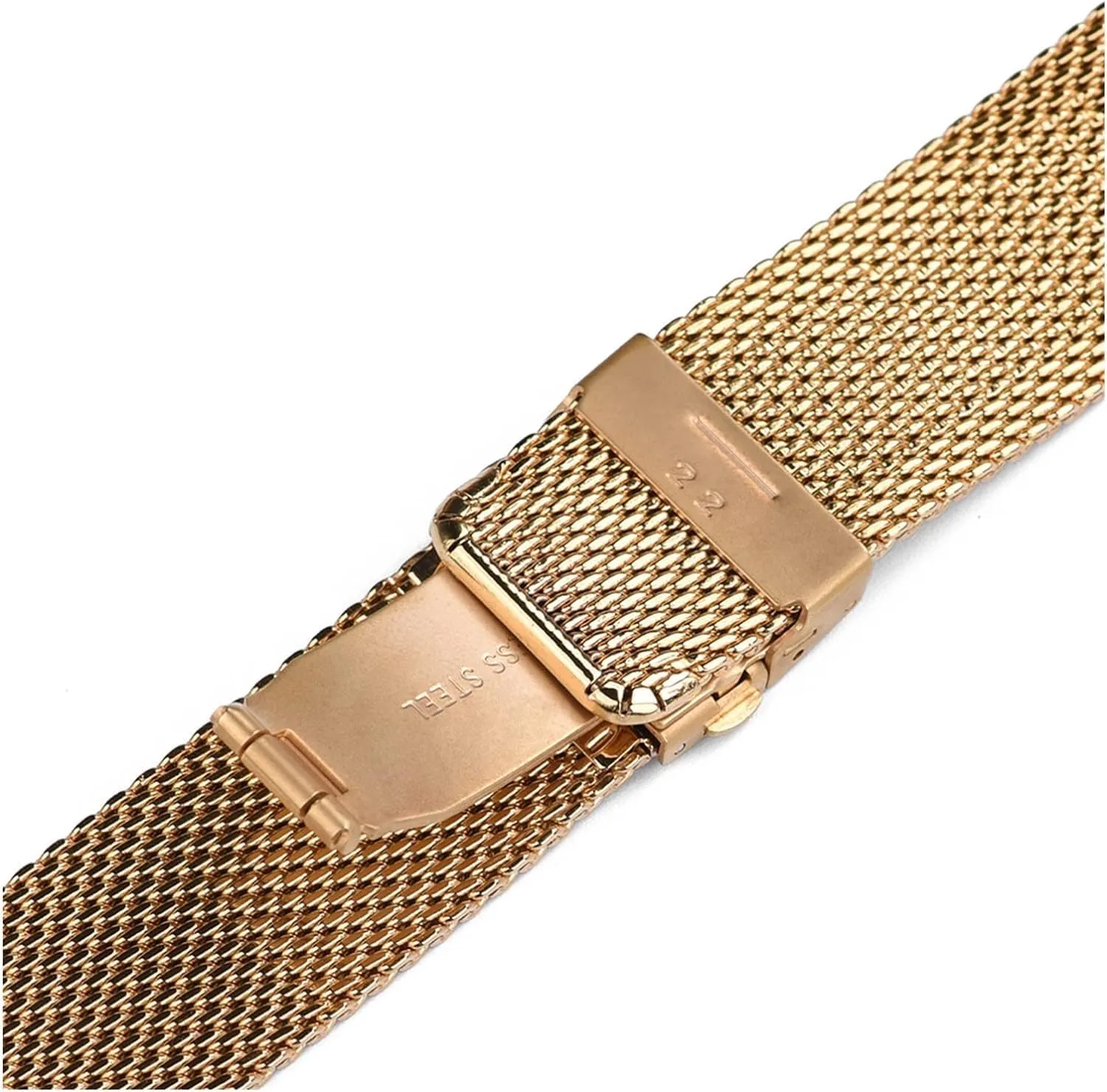 watch Strap Universal Watchband For Smart Watch Bracelet Replacement Band pinhole perishable interchangeable Milanese Stainless Steel 