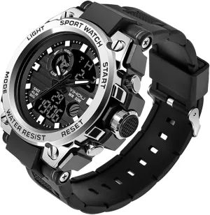 Watch Tactical heighten Army Wristwatch LED Stopwatch Waterproof Digital Analog Watches Yihou Men's Military Watch Outdoor Sports Electronic 