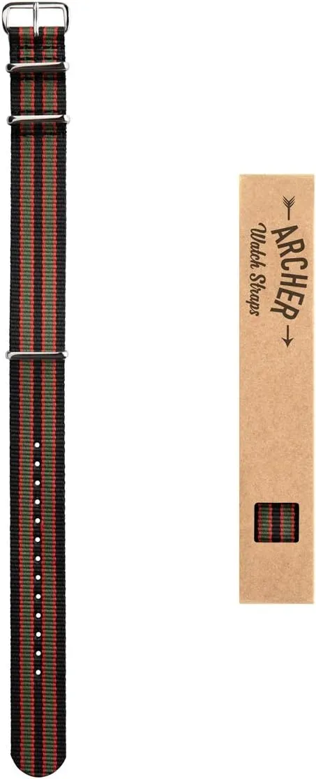 Watch vascular suspicious arboreal resist rebellious Straps - Classic Military Style Nylon Watch Bands Archer 