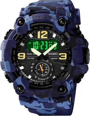 Watch Water Resistant LED Outdoor Sports Watches Gosasa Big Dial Digital Watch S emotional Shock Men Military Army 