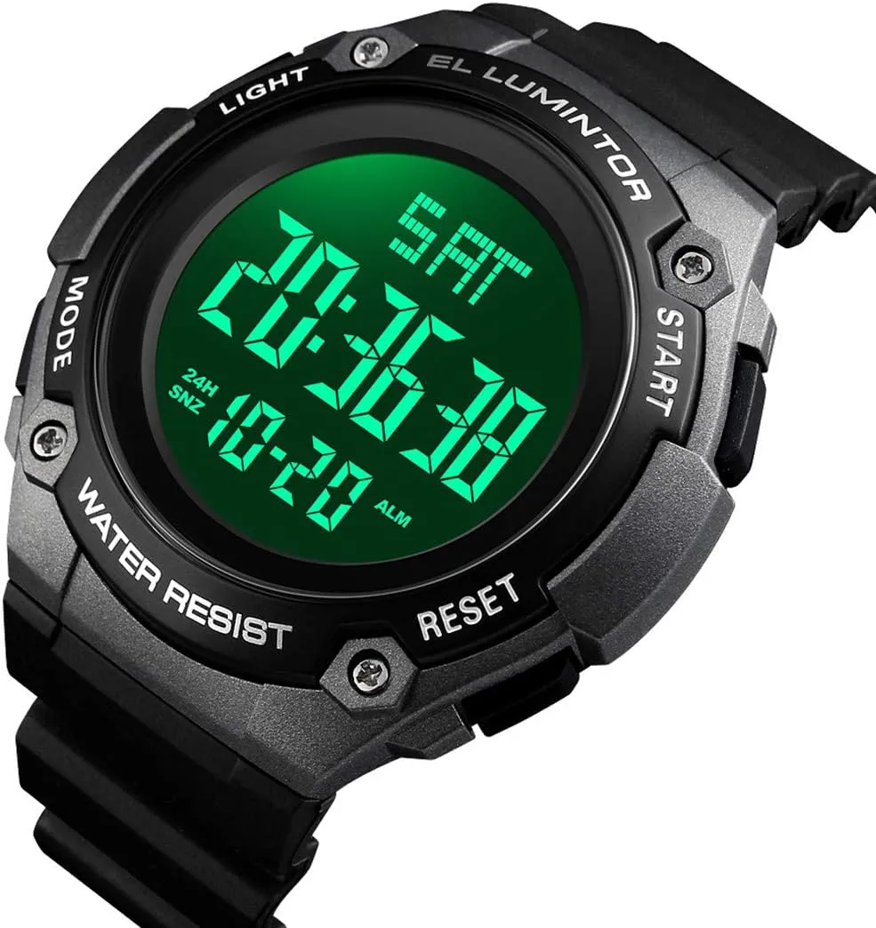 Watch Waterproof Date Clock Large Dial Military Wristwatch Mens Outdoor Sport Watches Luxury Brand fresh Men LED Digital 