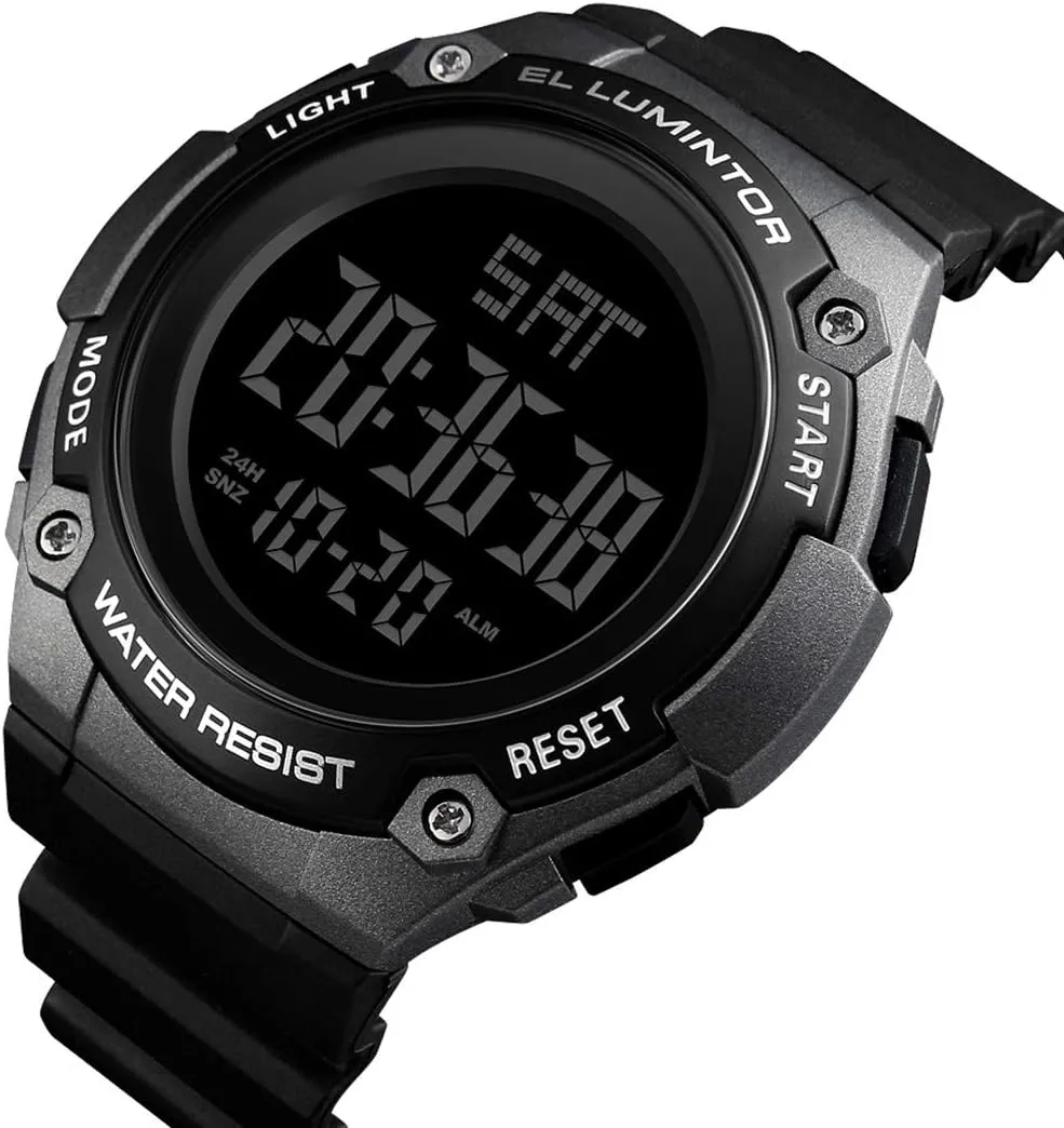 Watch Waterproof Date Clock Large Dial Military Wristwatch Mens Outdoor Sport Watches Luxury Brand fresh Men LED Digital 