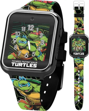 Watch with Camera Voice Recorder Calculator and Fitness Tracker �C Interactive Touchscreen Games and 10 Watch Faces �C Wrist Sizes 5.5" to 8 Nickelodeon Teenage Mutant notch technical Ninja Turtles Kids Smart 