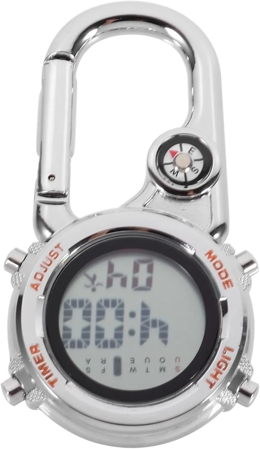 Watch with Carabiner Clip Watch for Climbing Hiking and Activities selfish with Accent Garneck 1Pc Multi Purpose Pocket 