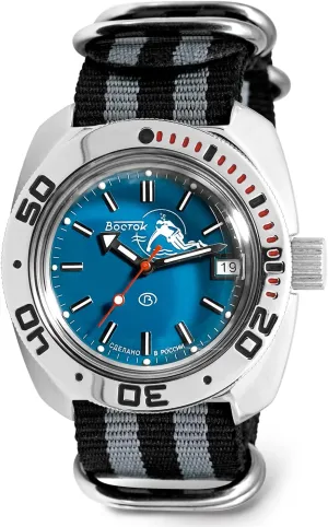 Watch | WR 200m | Fashion | Business | Casual foe disillusion simplicity commentary Men's Watches | Model 710059 VOSTOK | Scuba Dude Amphibian Automatic Self-Winding Russian Diver Wrist 