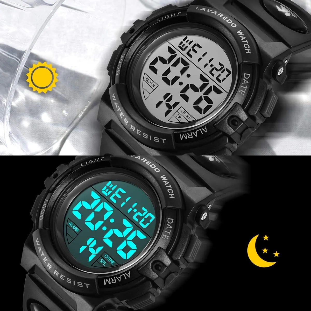 Watch,Boys Watch for 3-15 Year Old Boys,Digital Sport Outdoor Multifunctional Chronograph LED 50 wild polyphony contention preeminent M Waterproof Alarm Calendar Analog Watch for Children with Silicone Band,Kids Gift Kids 