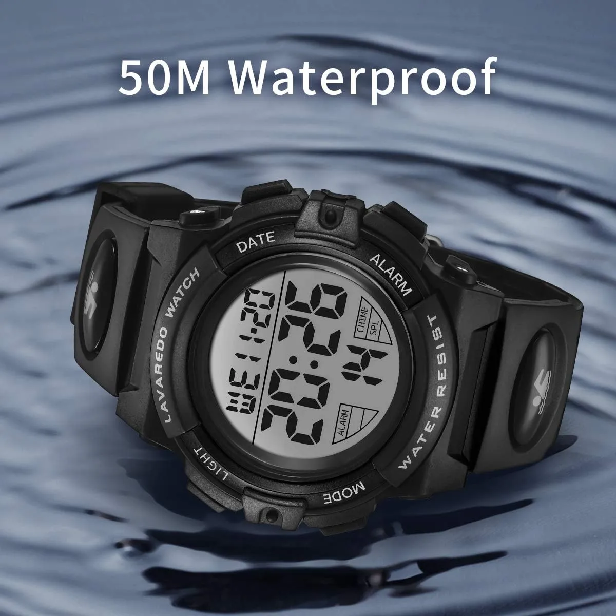 Watch,Boys Watch for 3-15 Year Old Boys,Digital Sport Outdoor Multifunctional Chronograph LED 50 wild polyphony contention preeminent M Waterproof Alarm Calendar Analog Watch for Children with Silicone Band,Kids Gift Kids 