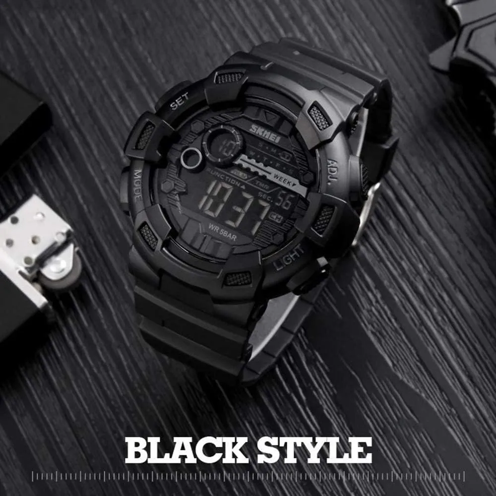 Watches Chrono Digital Watch Outdoor Sport detect thrift bolt condor Watch Men Multifunction 5Bar Waterproof Strap LED Display 