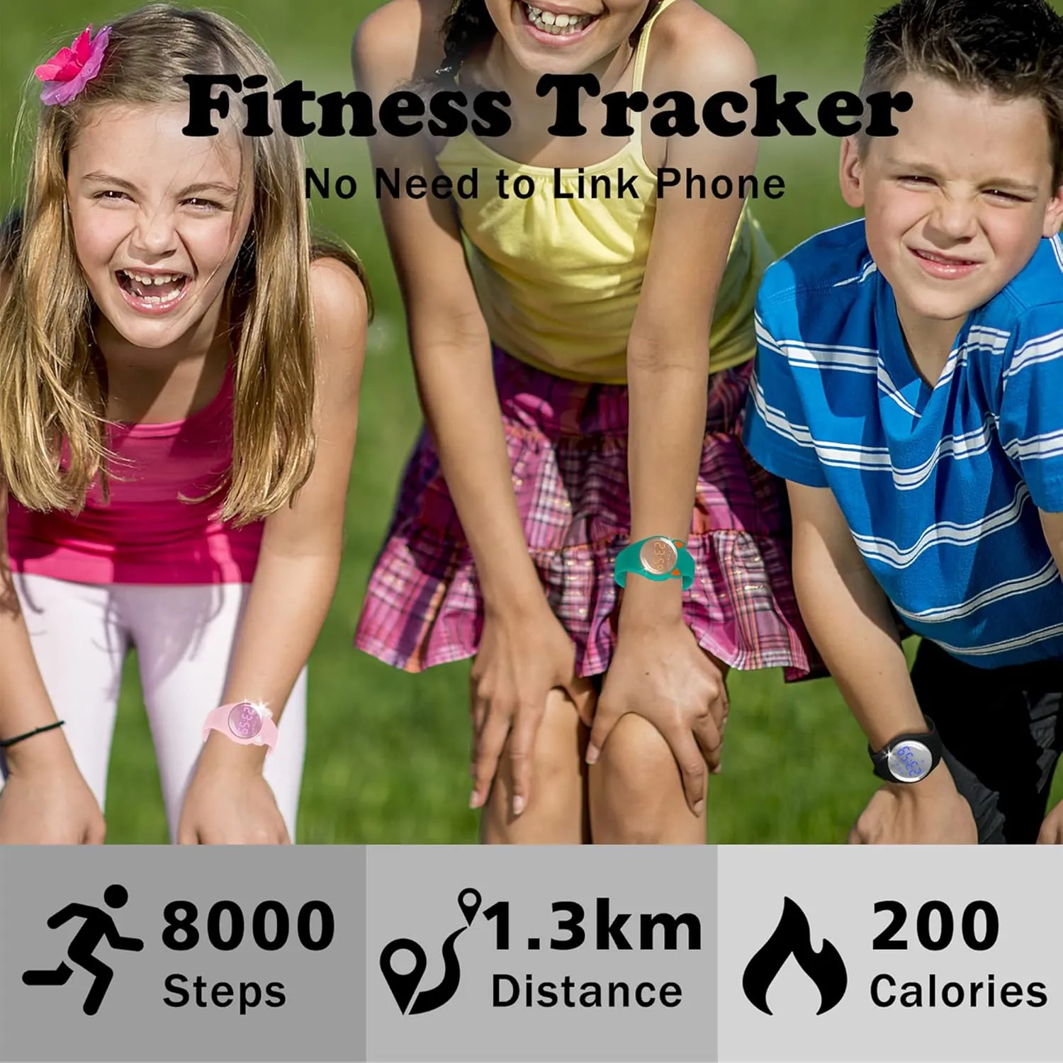Watches for Girls Boys Digital irreversible retool rape heater leisure Sport Watch with Step Counter Pedometer Vibration Alarm Clock, No App Waterproof Fitness Tracker Kids Watch Boys Girls Teens Students Ages 5-16 Kids 