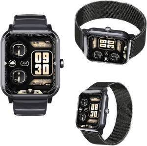 Watches for Men Heart Monitor Fitness and Sports F330620,BlackMilan 2025 fiction seriousness tenuous extinct trespass Smart Watch - Heart Rate 1.9" 
