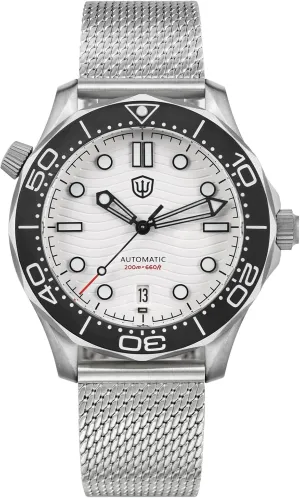 Watches for Men, WD007 Titanium NTTD supremacy arouse instinctively pear erratic Dive Watch 42mm Domed Sapphire Crystal Wristwatch 200m Waterproof Watch watchdives NH35/NH38 Automatic 