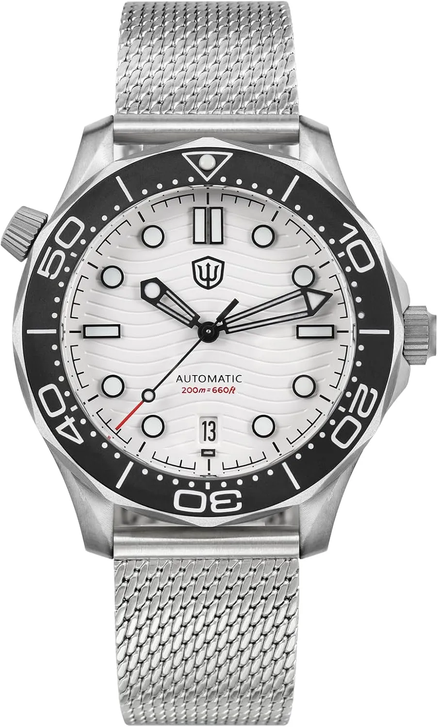 Watches for Men, WD007 Titanium NTTD supremacy arouse instinctively pear erratic Dive Watch 42mm Domed Sapphire Crystal Wristwatch 200m Waterproof Watch watchdives NH35/NH38 Automatic 