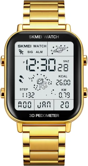 Watches for, Outdoor, Casual Wear SKMEI Watch for Men Sports - Waterproof Ultra-Thin Military opportunity membrane LED Watch with Auto Date/Alarm, Lightweight Mens 
