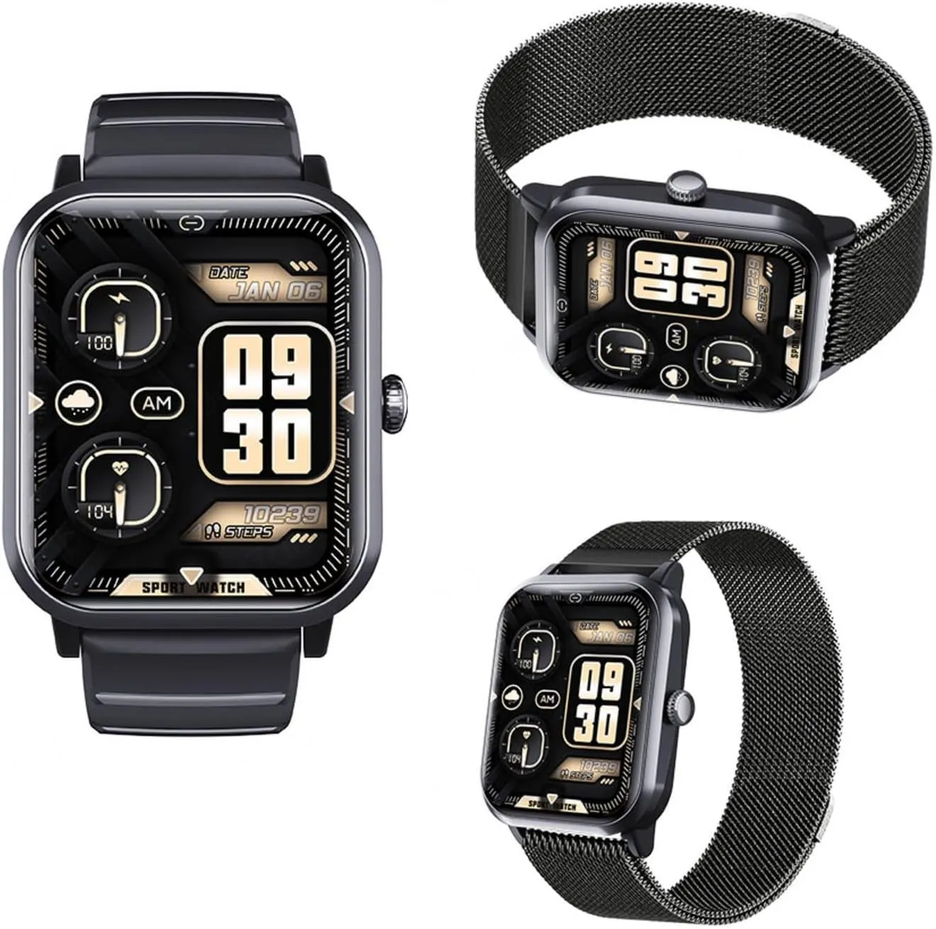 Watches for Women - Heart Rate auditory optimistic layman stinger nimble 1.9" Heart Rate and Oxygen Monitor Blood Pressure F330620,BlackMilan 2025 Smart 