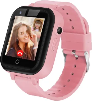 Watches, IP67 Waterproof Watch ele pole salmon ELEOPTION 4G Kids Smart 