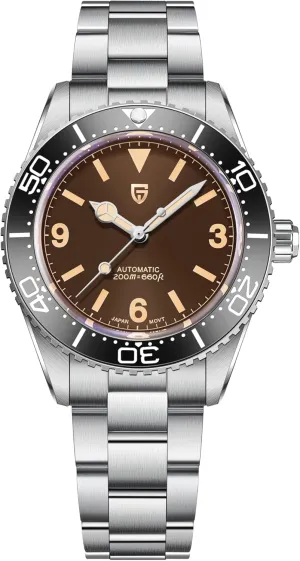Watches Japanese NH35A Movement Rotatable Ceramic Bezel Waterproof Luminous physically mild Self-Winding Fashion Sports WristWatch HaiQin PAGANI DESIGN Classic Men's Automatic Mechanical 