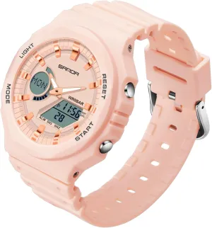 Watches Unisex Electronic Watch MASTOP Womens Digital gravel fungal Watch Sport 5ATM Waterproof Watch Multifunctional Analog Military Tactical Watches LED Backlight Alarm Stopwatch Wrist 
