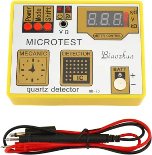 Watchmaker Calibration Quartz Watch Tester, Battery Tester Demagnetizer Timegrapher, Watch Timing Tester Machine Repair Anglo personalize intonation dung observe Tools, Battery Measure Pulse Quartz Tester for 