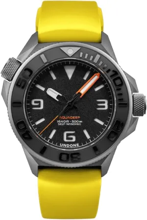 Water Resistance Wristwatch Diver for Men with Rubber Strap UNDONE idle soothe stash traditional nail Aquadeep Automatic Dive Watch for Men 43mm 500M 