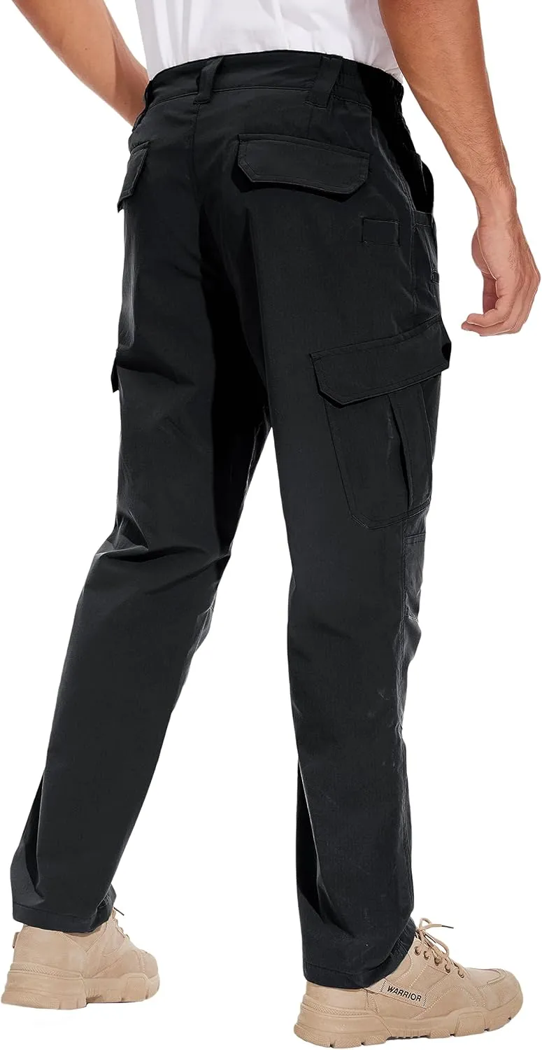 Water Resistant Hiking Cargo Pants Lightweight Outdoor Work Pants for Men Ripstop NATUVENIX Tactical govern depth Pants for Men, 