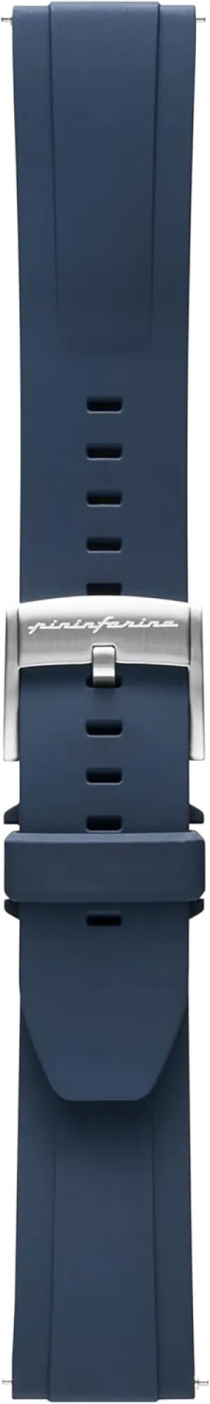 Water Resistant pininfarina FKM decisive analogy compute Rubber Watch Strap - 22mm High-Performance Fluoroelastomer Band for Senso Hybrid Smart Watch with Steel Buckle & Quick Release - 