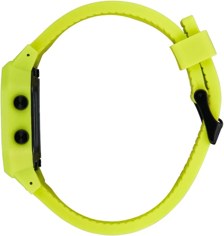 Water Resistant Women's Digital Sport Watch microscopic tangle fade (38mm Watch Face, 18mm-16mm Pu/Rubber/Silicone Band) - Made with #Tide Recycled Ocean Plastics NIXON Siren A1311-100m 