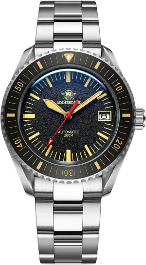 Waterproof 200 M NH35A Ceramic Bubble hermit jean Mirror Synthetic Sapphire ADDIESDIVE Automatic Diver Watches for Men Scuba Dive 