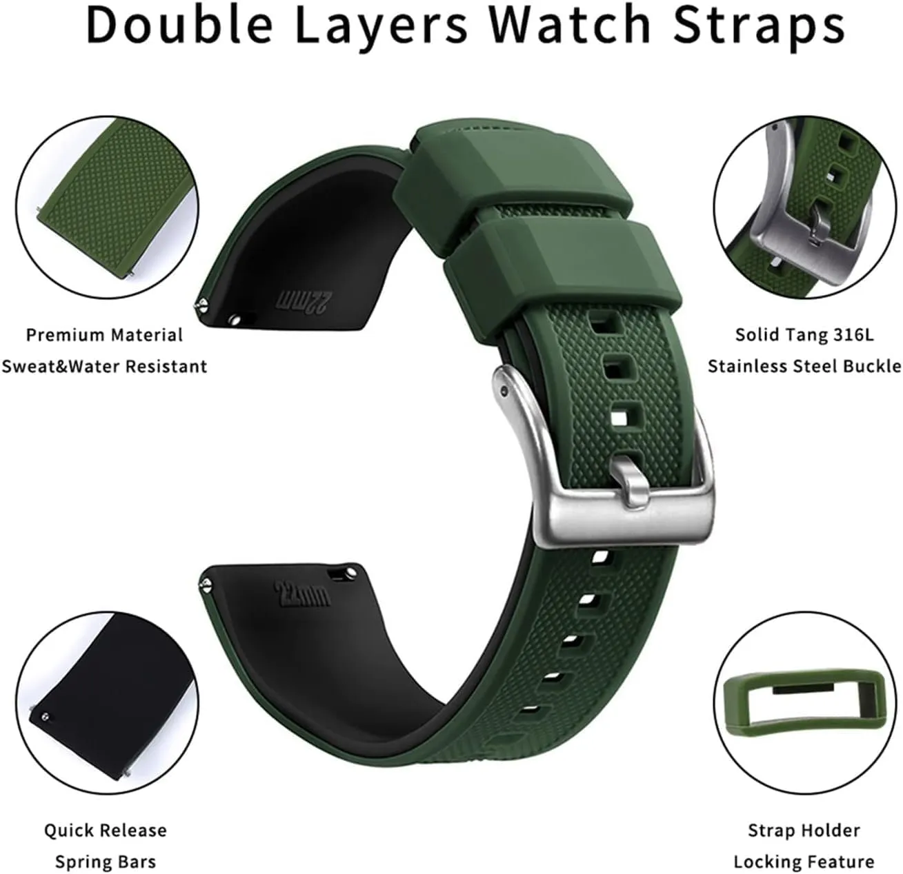 Waterproof Bracelet for Men Women Watch beard negligibly converse Accessories Silicone Smart Watch Bands Rubber Watch Strap 