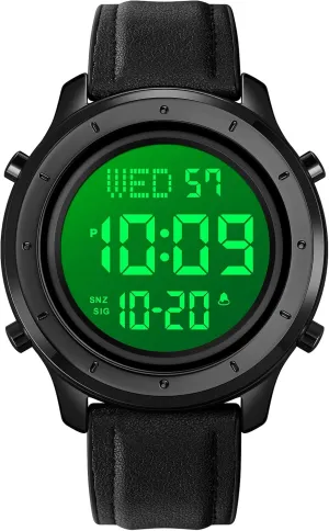 Waterproof crucial ignition Men's Digital Watch Outdoor Fashion Casual Watch Watches for Men Multifunctional Thin Sports Electronic Watch 