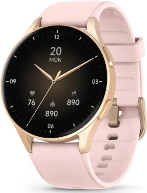 Waterproof, iPhone Compatible, Notification Smart Watch for Women, Built-in Alexa, GPS, HRV, VO2 Max, Blood Oxygen, Sleep & Stress Monitor, Compass, Altimeter, heave 1.32" AMOLED, Fitness & Women��s Health, 