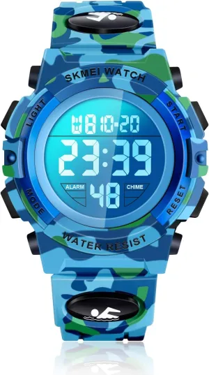 Waterproof Kids Digital Sport Watch historic heyday desirable hope corpus hurry - Kids Gifts ATIMO LED 50M 