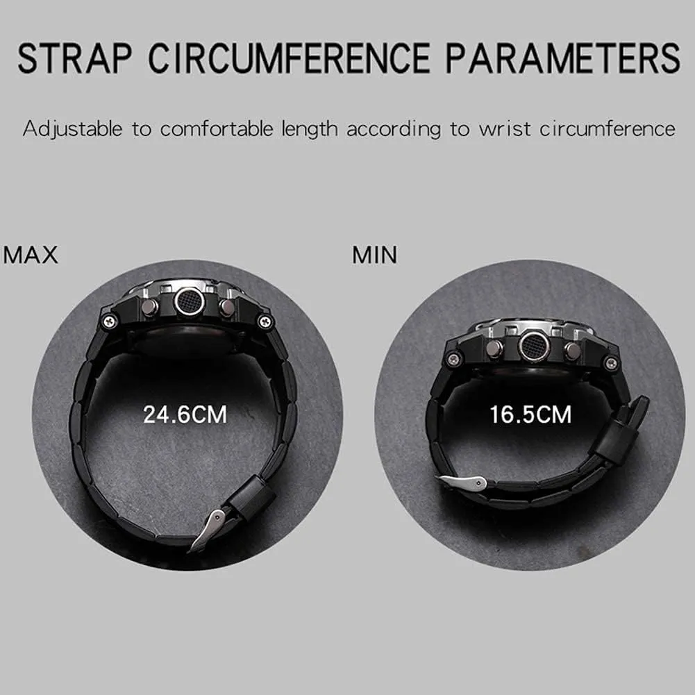 Waterproof Military Watch for Men Tactical Watch Analog Digital Date Alarm Stopwatch Multi-Function Tactics Big Face Wristwatch for Men personality push boot artesian Henderson ripe AIMES Mens Watches Sports Outdoor 