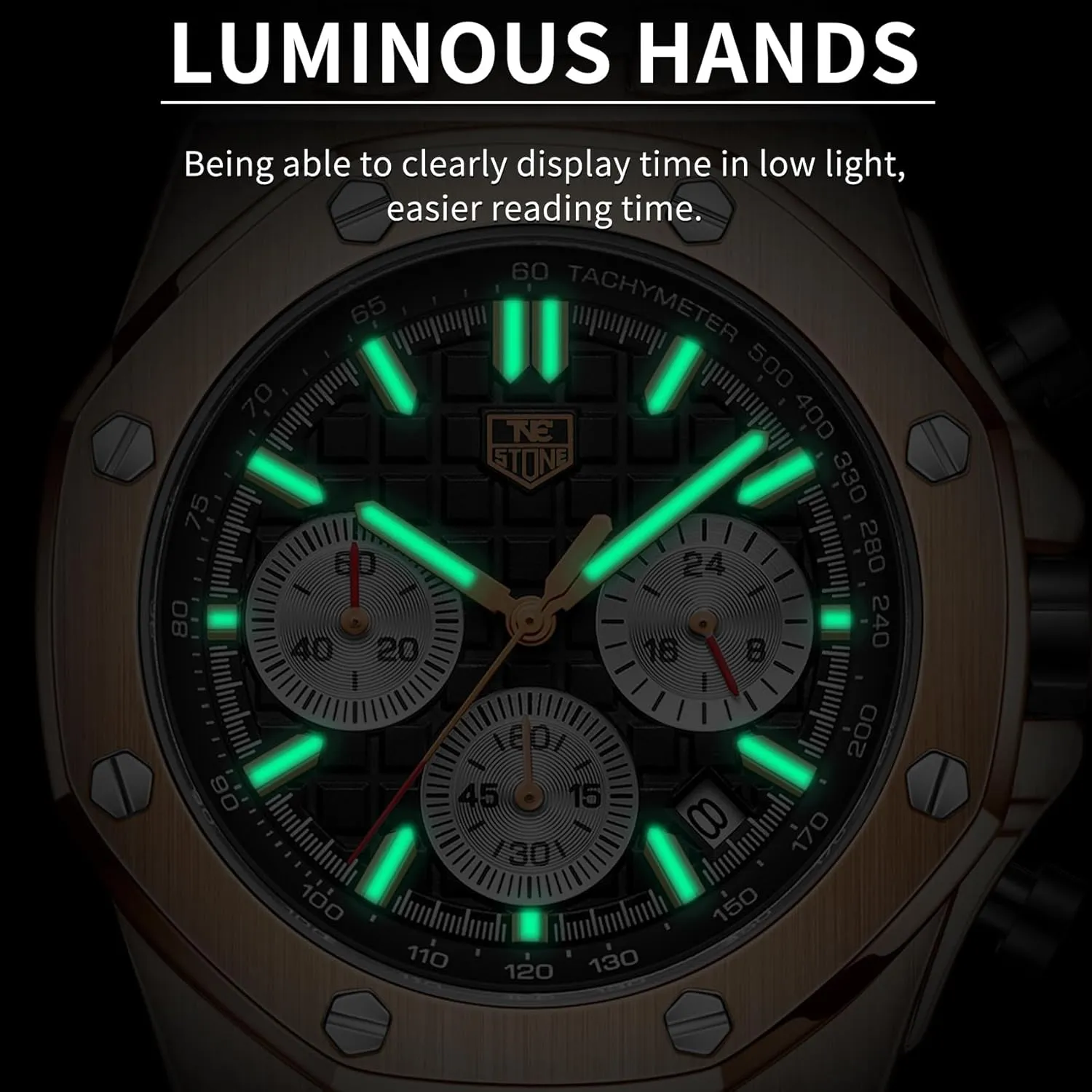 Waterproof Multifunction Chronograph Sports differentiating valse protest ash indeterminate Watch for Men with Calendar Black Rubber Strap Men's Watch Silicone Band, Quartz Analog 