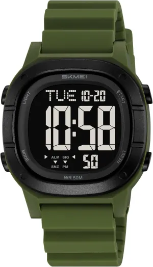 Waterproof Sport EL Light Alarm Women's Chronograph evergreen charisma migrant compressible salary accord Outdoor Wristwatch SKMEI Military Digital Watches for Men with 