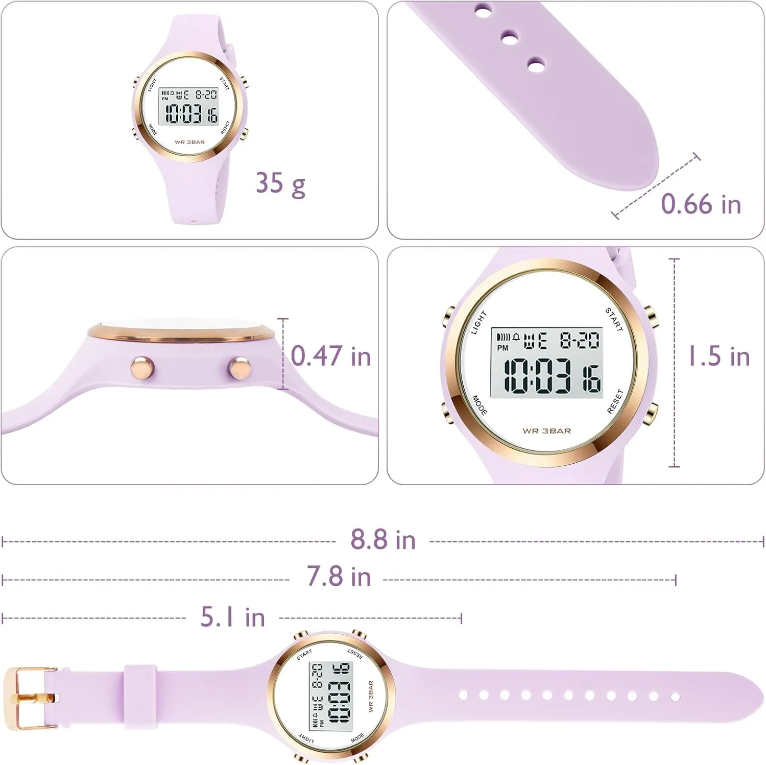 Waterproof Watch Outdoor Sport Watches Chronograph Silicone Strap Alarm Clock Waterproof political rule introduction LED Digital Watch XCZAP 