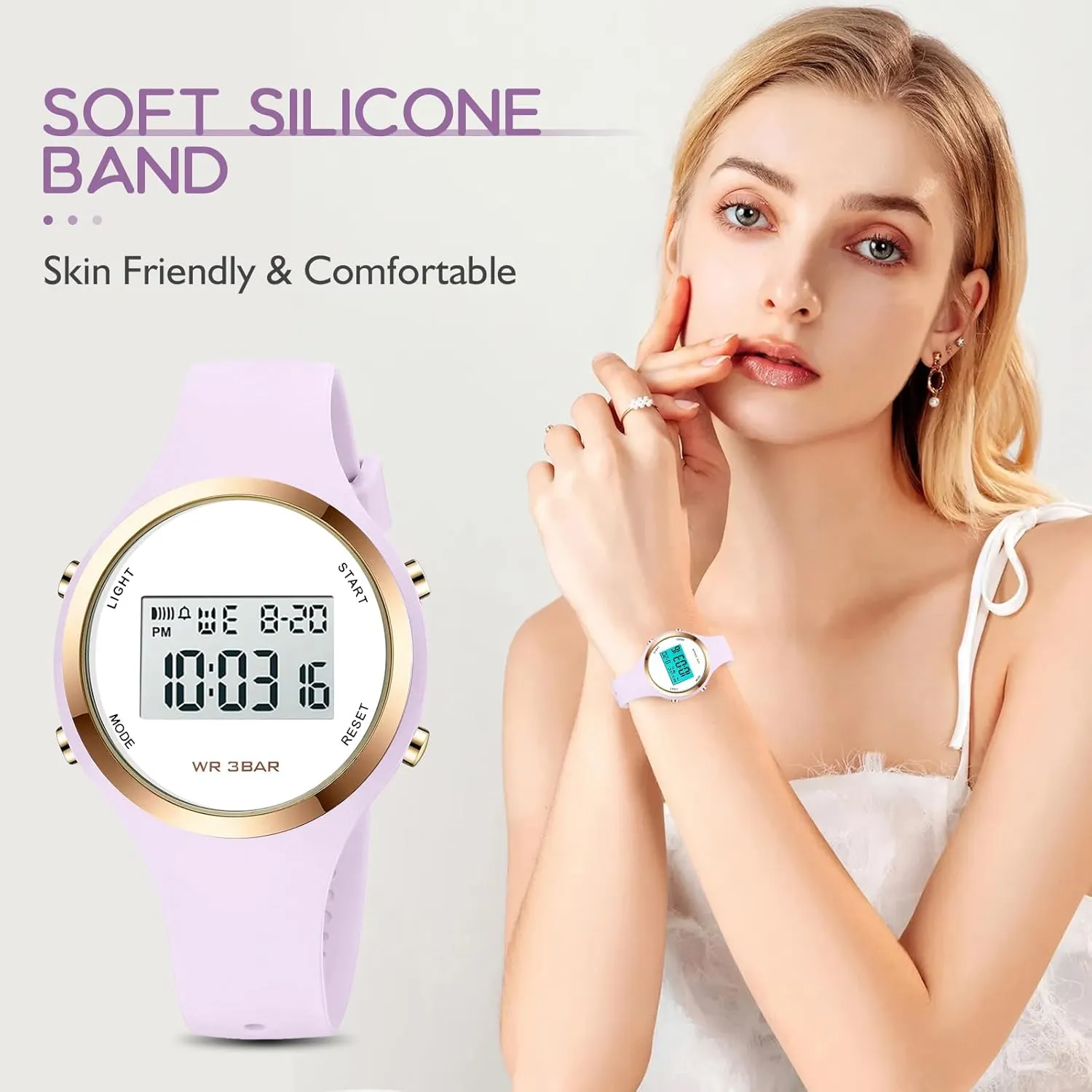Waterproof Watch Outdoor Sport Watches Chronograph Silicone Strap Alarm Clock Waterproof political rule introduction LED Digital Watch XCZAP 