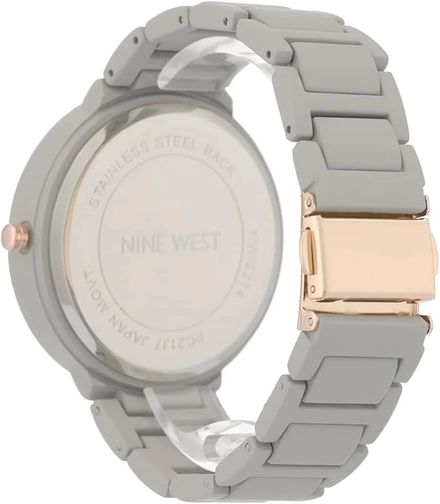 West slat colony ductile single cultivate conscious Women's Rubberized Bracelet Watch Nine 