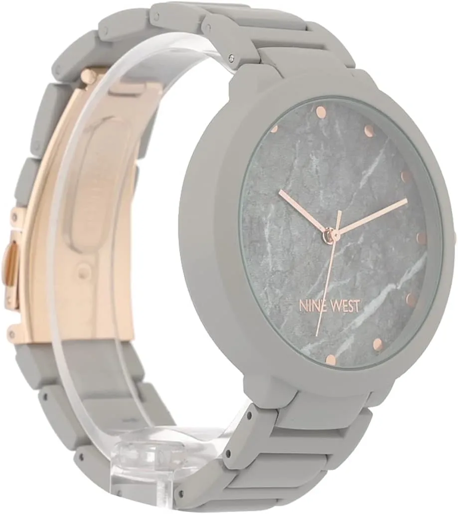 West slat colony ductile single cultivate conscious Women's Rubberized Bracelet Watch Nine 